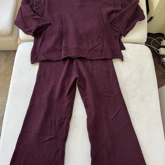 Free People Hailee Sweater Set in Mulberry - Picture 6 of 6